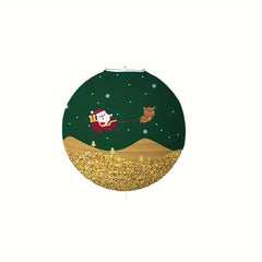 1pc Christmas Paper Lantern DIY Party Decoration Supplies Portable Lantern