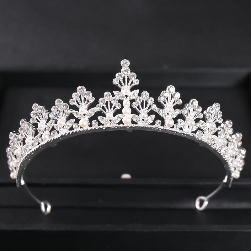 Sparkling Crystal Crown Princess Tiaras Bride Wedding Hair Accessories