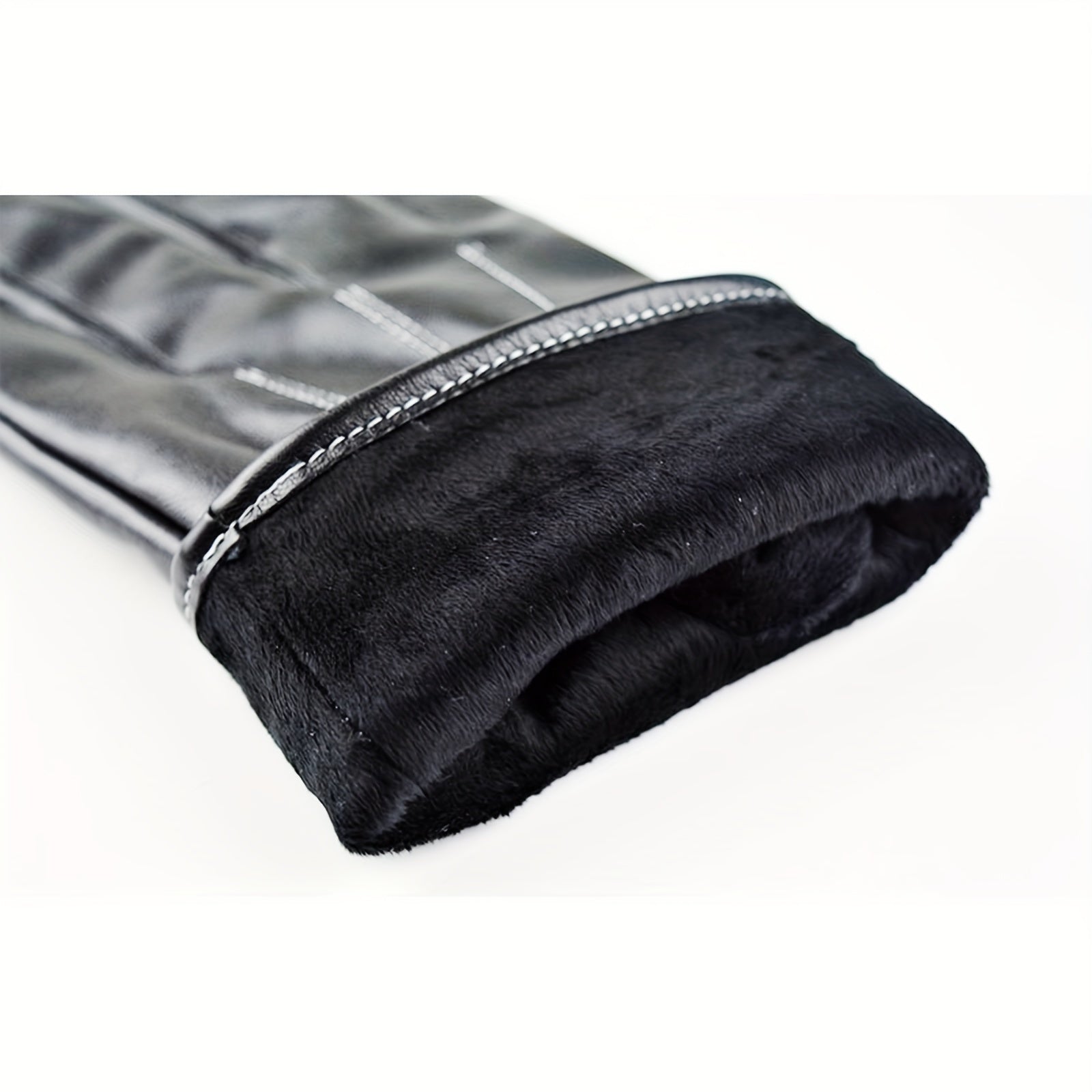 Men's Warm Velvet Lined Gloves for Cycling and Riding
