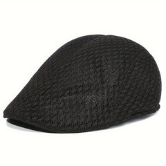 Mesh Beret Outdoor Breathable Newsboy Cabbie Hat