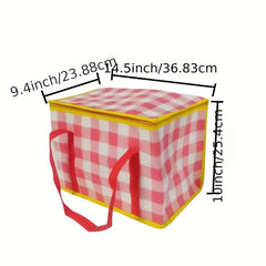 Foldable Large Capacity Cooler Bag Leak Proof Insulated Bag for Outdoor Travel