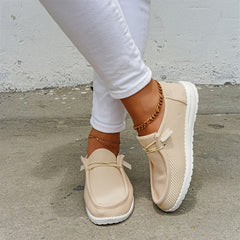Women's Slip-On Casual Sneakers Breathable Low Top Comfortable Walking Shoes