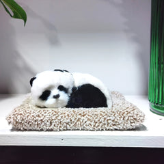 Realistic Sleeping Panda Plush Toy