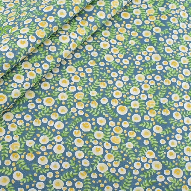 8pcs Multicolor Patchwork Fabric Cotton Floral Printed