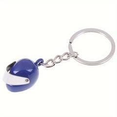 Motorcycle Bicycle Helmet Key Chain Keyring Gift For Men Boyfriend