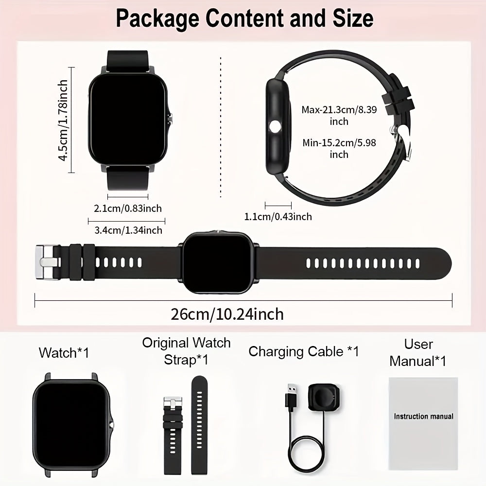 Top Smart Watch: HD Screen, Long-Lasting Power, Calls & Alerts