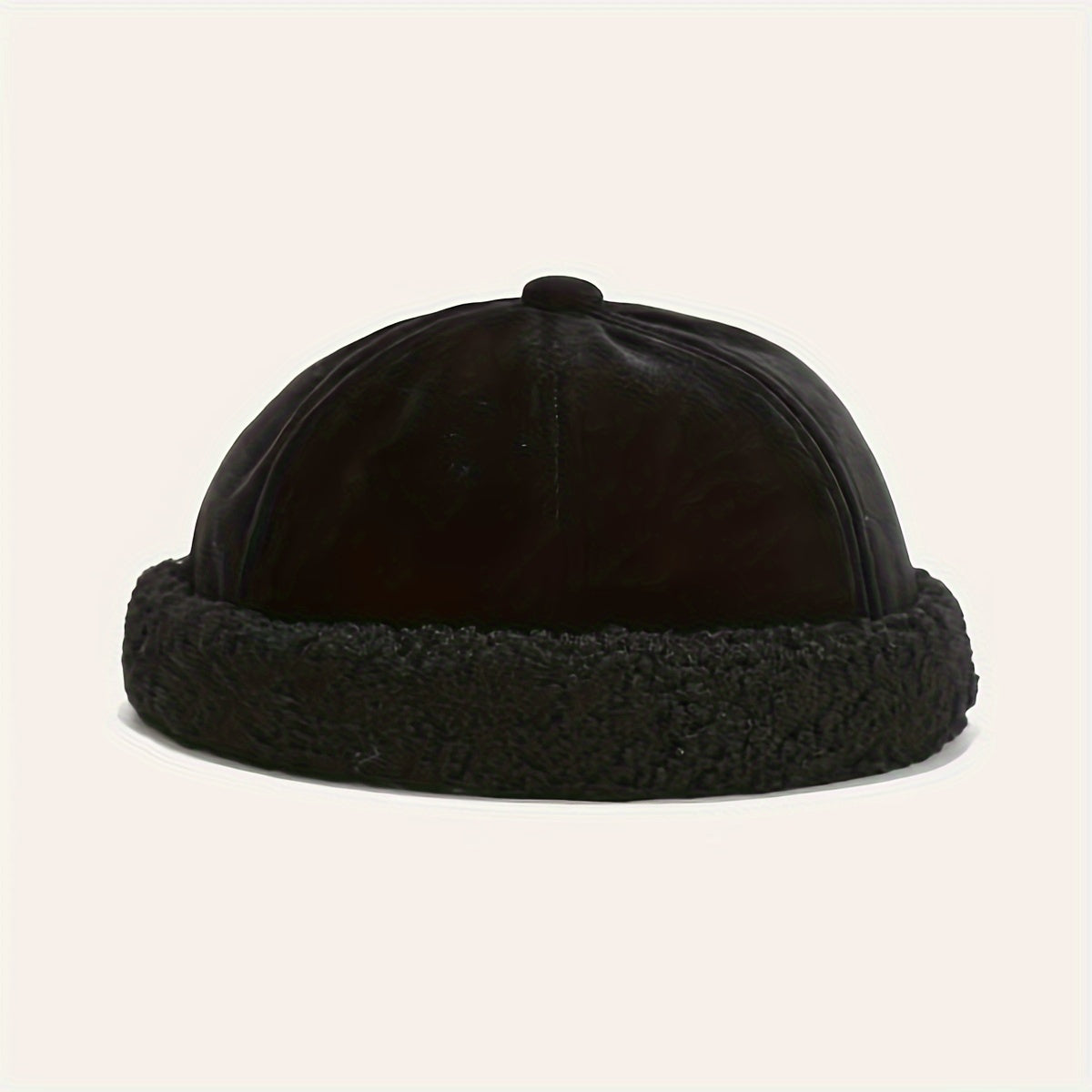 Winter Retro Cotton Warm Brimless Cap