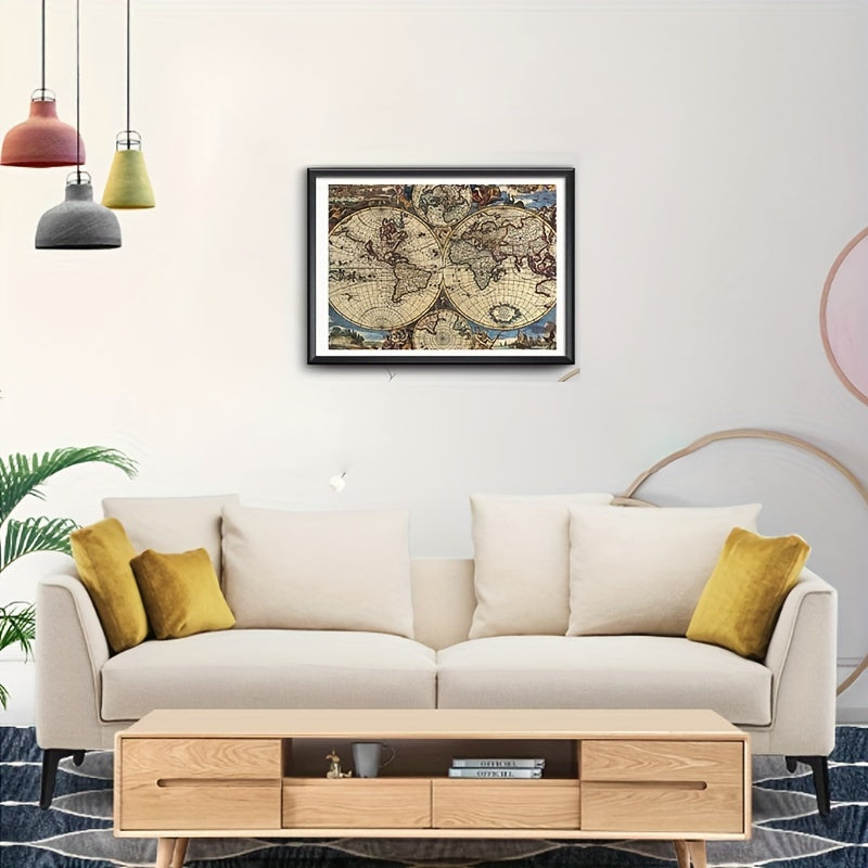 1000pcs Ancient Map Famous Paintings Jigsaw Puzzle Toy