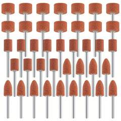 60pcs Grinding Stone Set 2" Shank Sanding Drill Bit Rotary Tool Flap Wheel