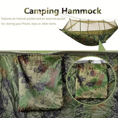 Outdoor Camping Hammock With Mosquito Net Ultra light Nylon Double Hammock