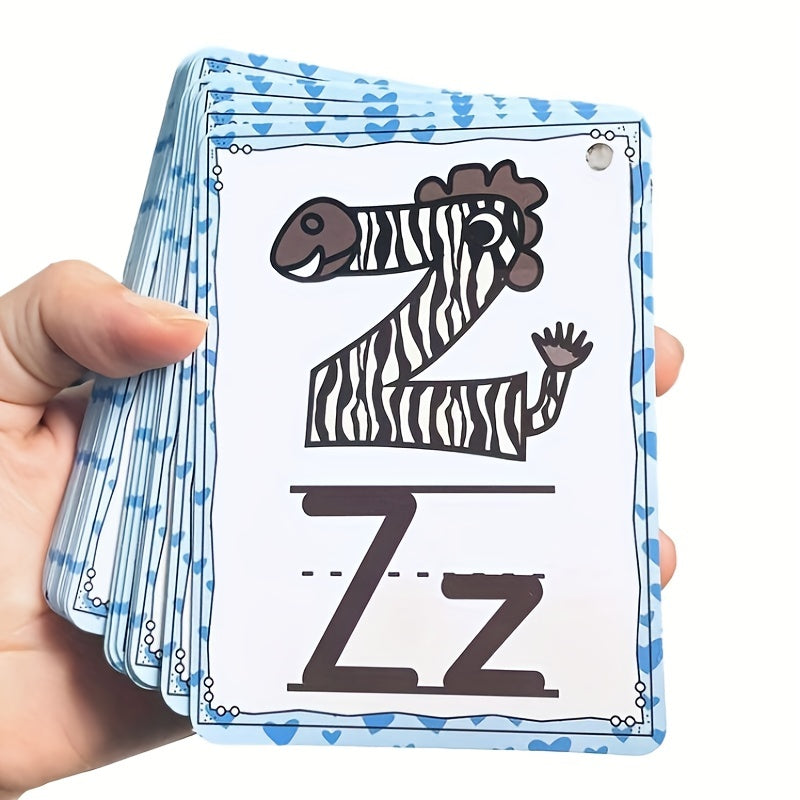 English Alphabet Phonics Flash Cards for Kids - Early Educational Toy Gift
