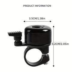 1pc Colorful Aluminum Alloy Bicycle Bell Set - Riding Equipment & Accessories