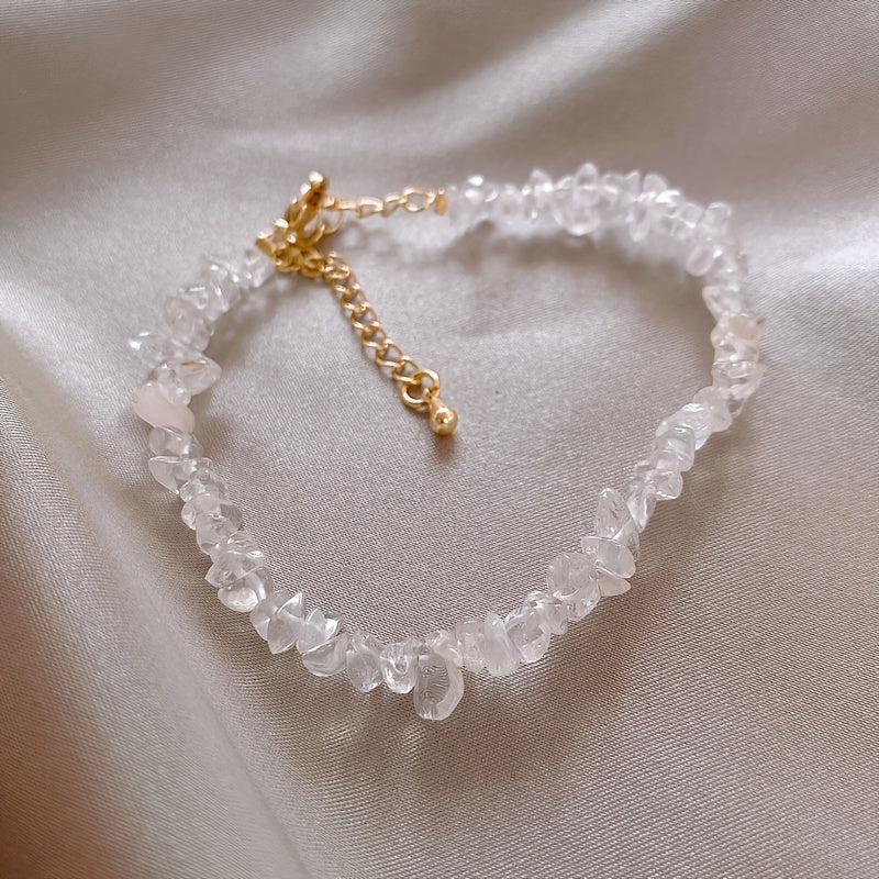 Natural Irregular Crystal Stone Bracelet for Gifting Loved Ones