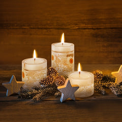 Resin Candle Holder Molds Set - DIY Epoxy Casting Silicone