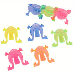 18pcs Jumping Frog Bounce Fidget Toys Party Favor Holiday Accessory Gift