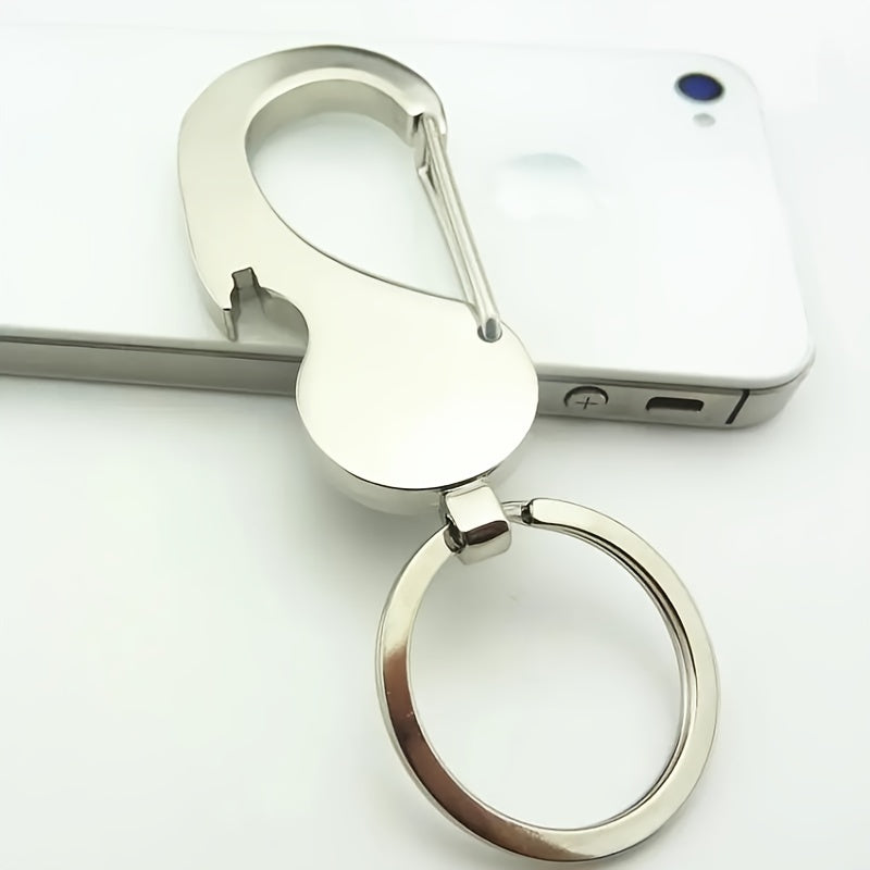 Multifunctional Bottle Opener Keychain for Outdoor Camping