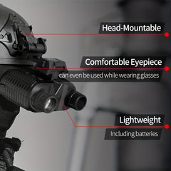 HD 10X Night Vision Binoculars 1080P Infrared Zoom USB Charging