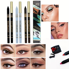 Coffee Eyeliner Pen Waterproof Smudge Proof Long-Lasting