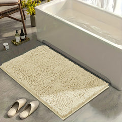Chenille Bathroom Non-slip Rug for Kitchen Doorway Bedroom Bathroom Mat