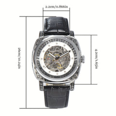 KUERST Auto Mechanical Watch Waterproof Night Light Wristwatch