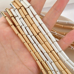 Hematite Tube Bead 4x13mm 15in Strand 30pcs DIY Jewelry Making