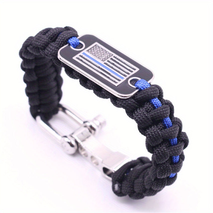 Adjustable Survival Bracelet for Outdoor Sports and Emergencies