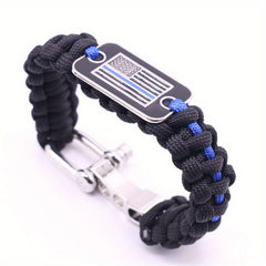 Adjustable Survival Bracelet for Outdoor Sports and Emergencies