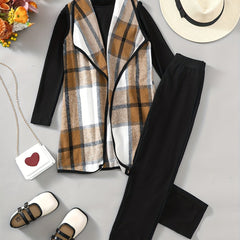 Girls 3pcs Casual Outfit for Spring and Autumn