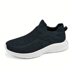 Men's Mesh Slip-On Sneakers for Outdoor Spring and Summer