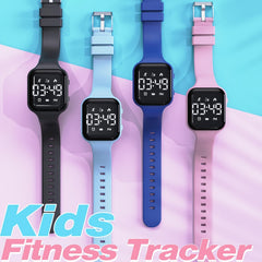 LED Digital Pedometer Tracker Activity Watch for Kids