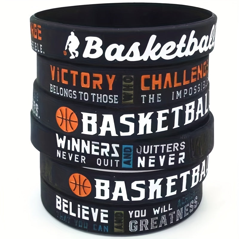 Basketball Believe You Can Silicone Wristband