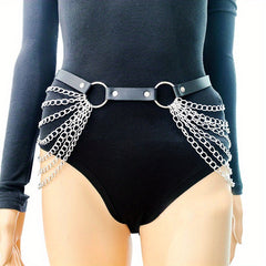 Punk Chain Fringe Waistband Tassel Belly Belt Vintage Jewelry