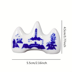 Mountain Shaped Ceramic Pen Holder for Art Supplies