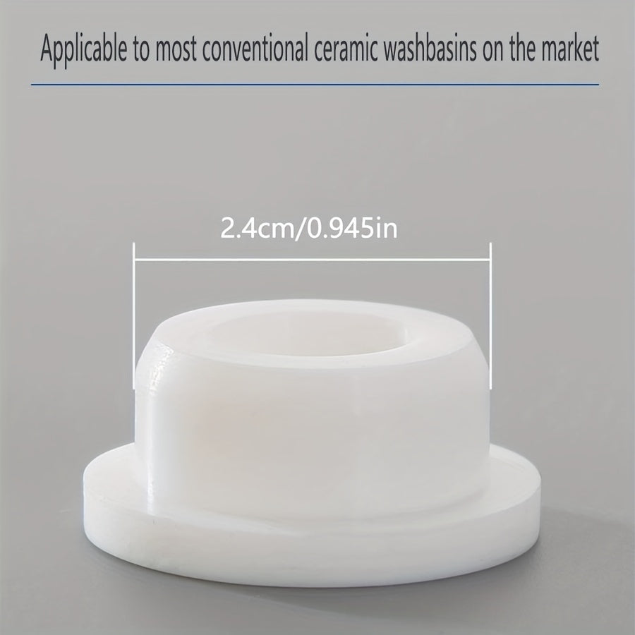 10pcs Overflow Sealing Cover Bathroom Stopper Water Plug for Washbasin