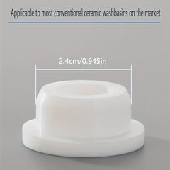 10pcs Overflow Sealing Cover Bathroom Stopper Water Plug for Washbasin