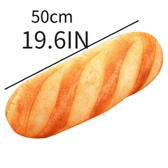 3D Simulation Bread Pillow Plush Toy for Kids