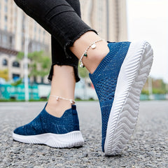 Women's Casual Sock Shoes Breathable Slip On Sports Shoes