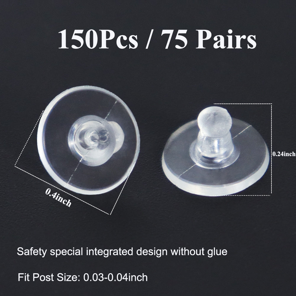 Earring Backs with Pad Safety Clutch Replacement for Earrings