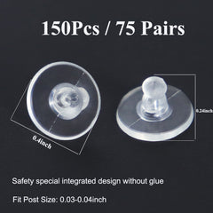 Earring Backs with Pad Safety Clutch Replacement for Earrings