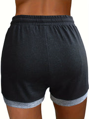 Two Tone Drawstring Shorts for Summer