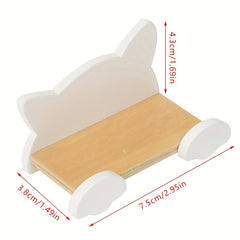 1/12 Dollhouse Mini Wall Storage Shelf Organizer Furniture Decor
