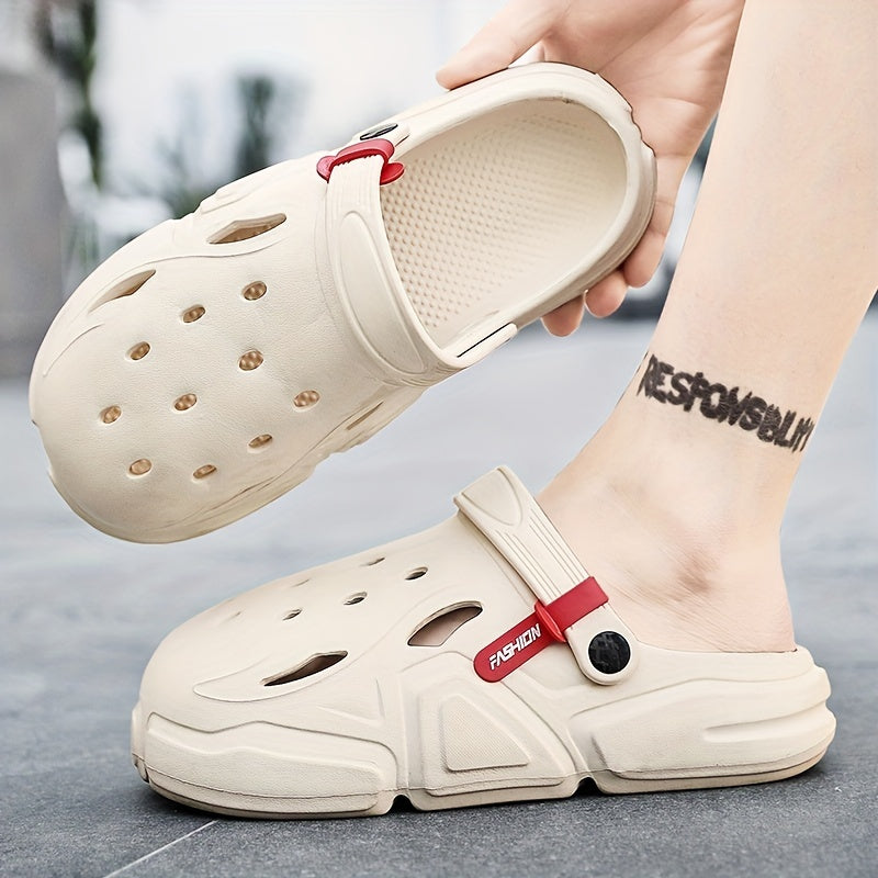 Unisex Lightweight Platform Clogs Hollow Out Garden Shoes Summer