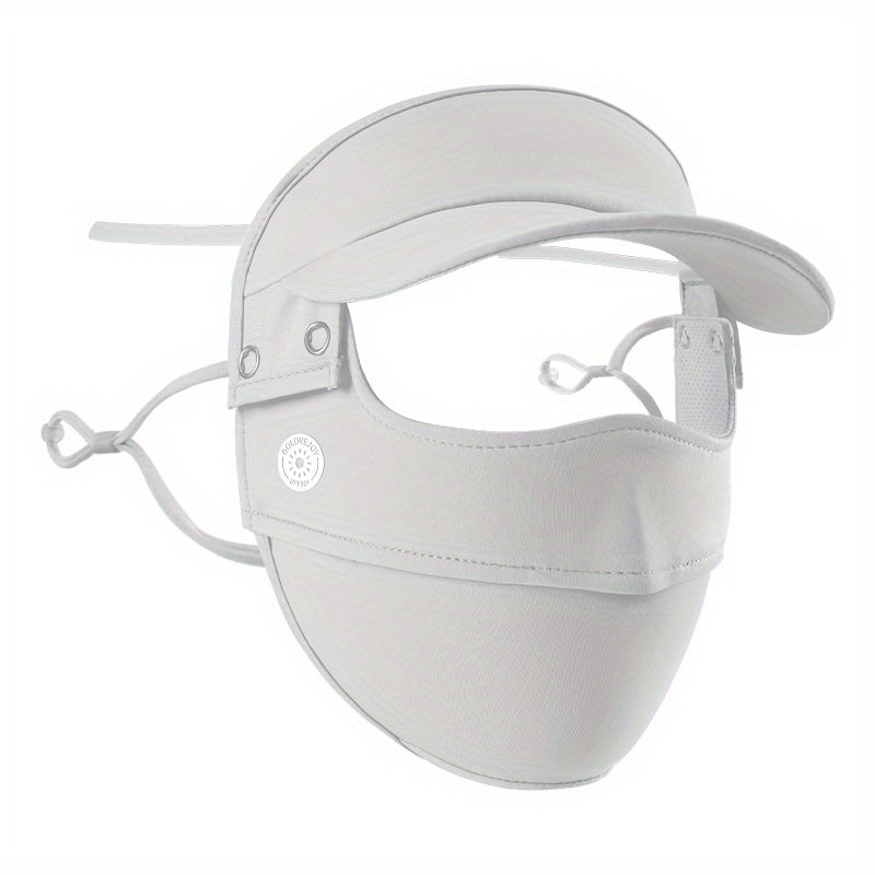Sunproof Mask With Detachable Brim UV Protection Face Covering