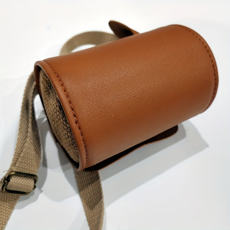 Rabbit Ears Round Bucket Crossbody Bag Coin Purse Wallet