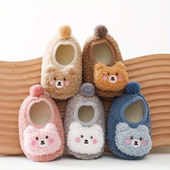 Christmas Animal Slippers 1pair Non slip Baby Toddler Shoes Socks