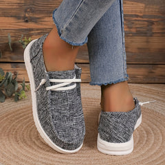 Women's Colorblock Flat Shoes Slip On Low Round Toe Non slip Comfy Shoes