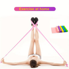 Yoga Stretching Tension Band Elastic Resistance Band Fitness Dance Training