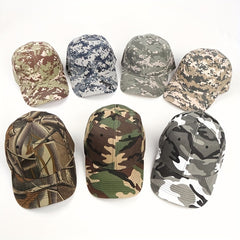 Camouflage Military Baseball Cap for Summer Sun Protection