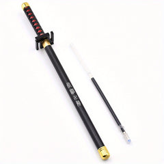 Samurai Metal Gel Pen Drifting Universal Cartoon Decompressing Pen