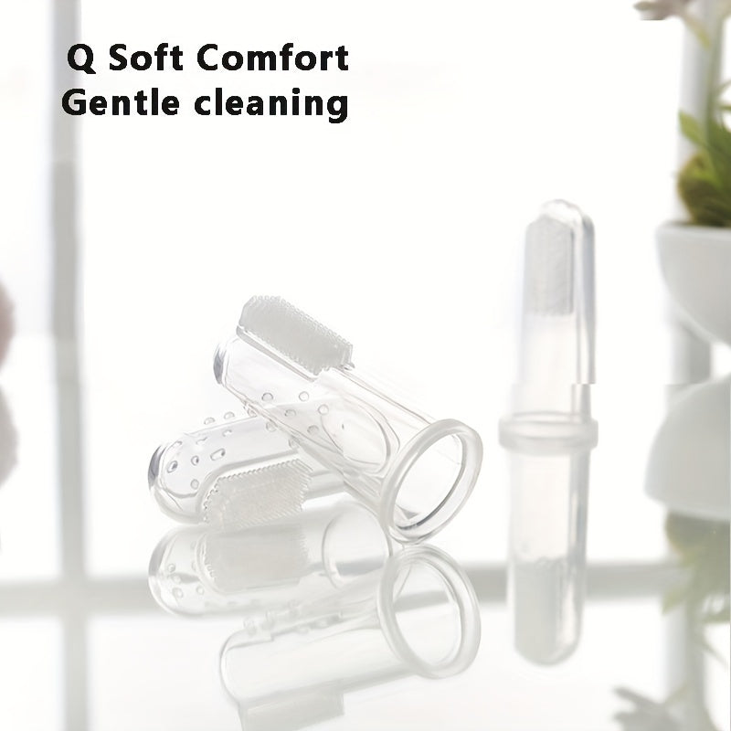 Pet Finger Toothbrush for Cats Soft Bristles Dental Hygiene